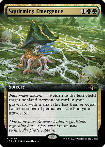 {@R} Squirming Emergence (Extended Art) [The Lost Caverns of Ixalan][LCI 386]