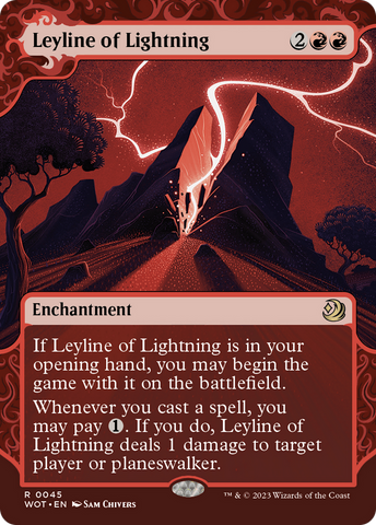 {R} Leyline of Lightning [Wilds of Eldraine: Enchanting Tales][WOT 045]