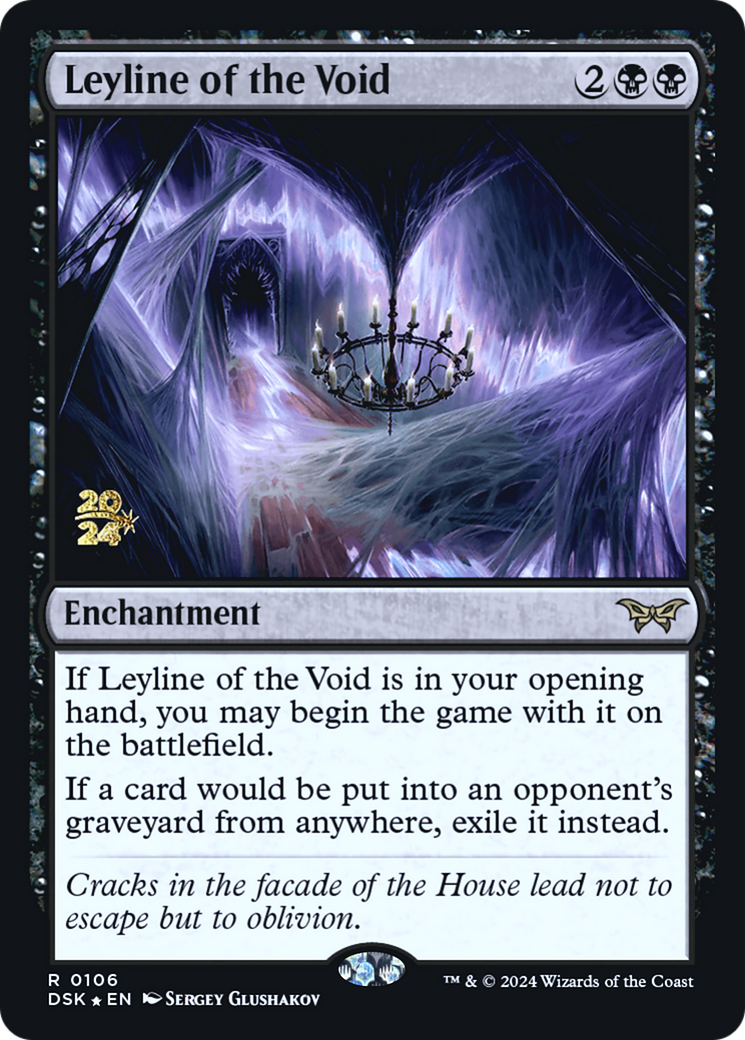 {@R} Leyline of the Void (0106) [Duskmourn: House of Horror Prerelease Promos][PR DSK 106]