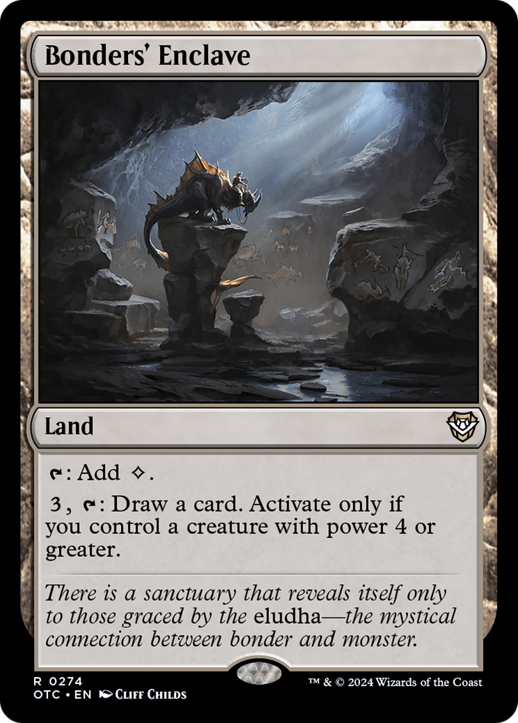 {R} Bonders' Enclave [Outlaws of Thunder Junction Commander][OTC 274]