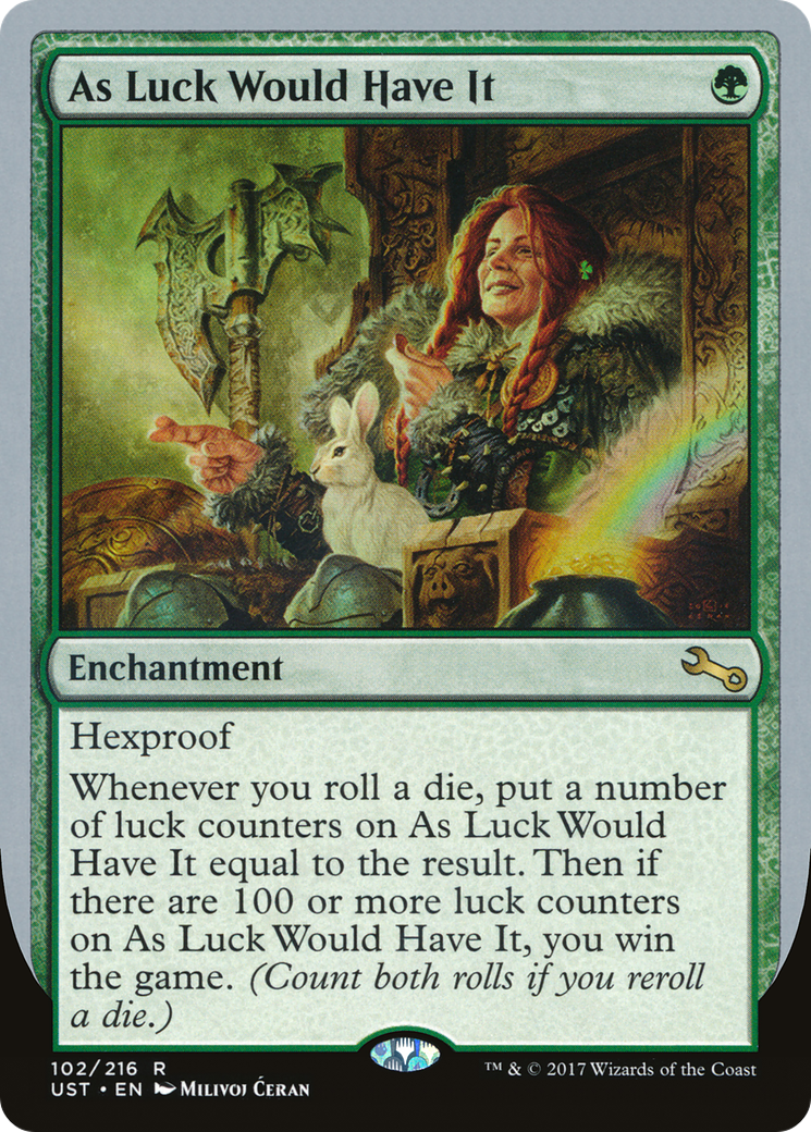 {R} As Luck Would Have It [Unstable][UST 102]
