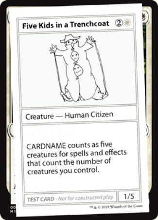 {R} Five Kids in a Trenchcoat (2021 Edition) [Mystery Booster Playtest Cards][CMB1 005]