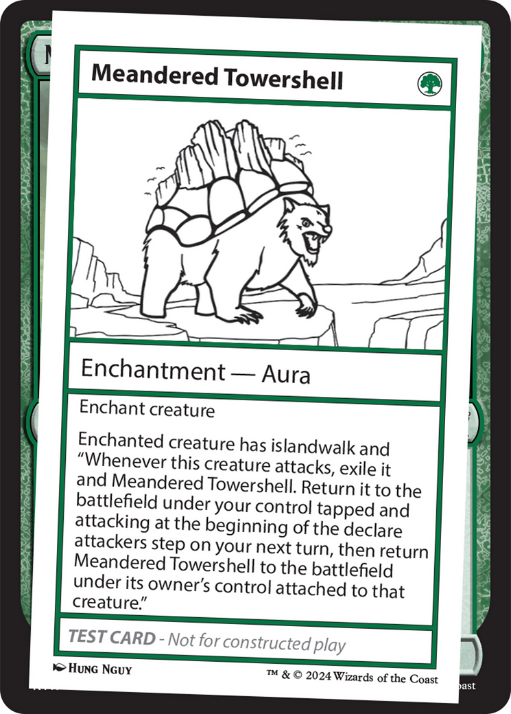 {C} Meandered Towershell [Mystery Booster 2 Playtest Cards][MB2 PLAYTEST]