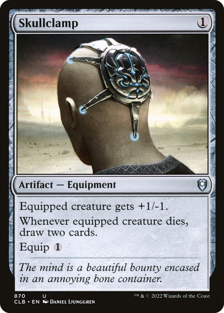 {C} Skullclamp [Commander Legends: Battle for Baldur's Gate][CLB 870]