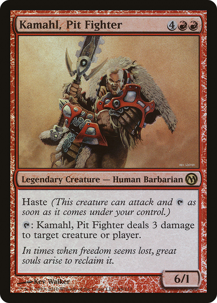 {R} Kamahl, Pit Fighter [Duels of the Planeswalkers][DPA 049]