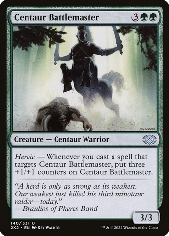 {C} Centaur Battlemaster [Double Masters 2022][2X2 140]