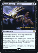 {R} Treacherous Blessing [Theros Beyond Death Prerelease Promos][PR THB 117]