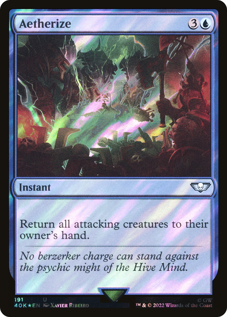 {C} Aetherize (Surge Foil) [Universes Beyond: Warhammer 40,000][SF 40K 191]