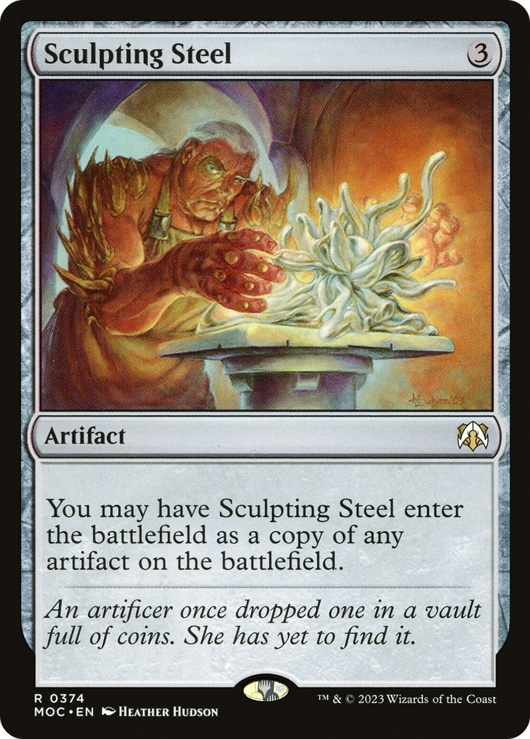 {R} Sculpting Steel [March of the Machine Commander][MOC 374]