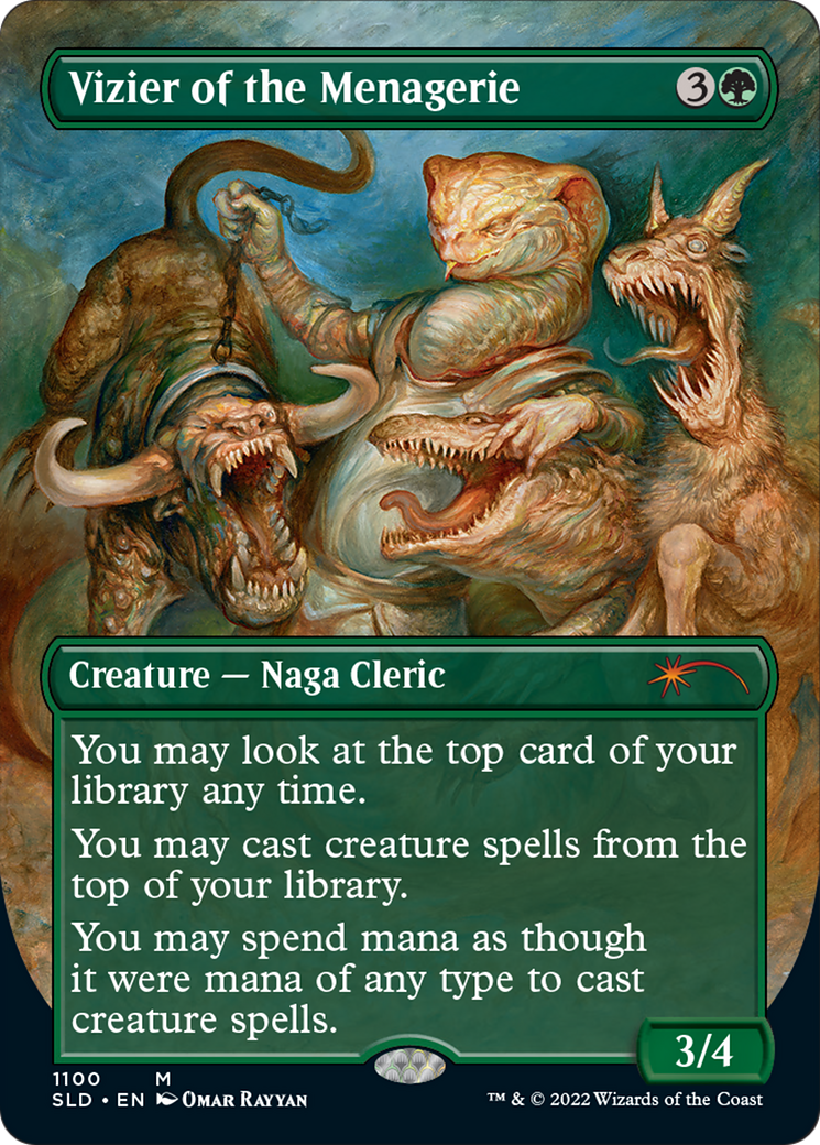 {R} Vizier of the Menagerie (Borderless) [Secret Lair Drop Series][SLD 1100]