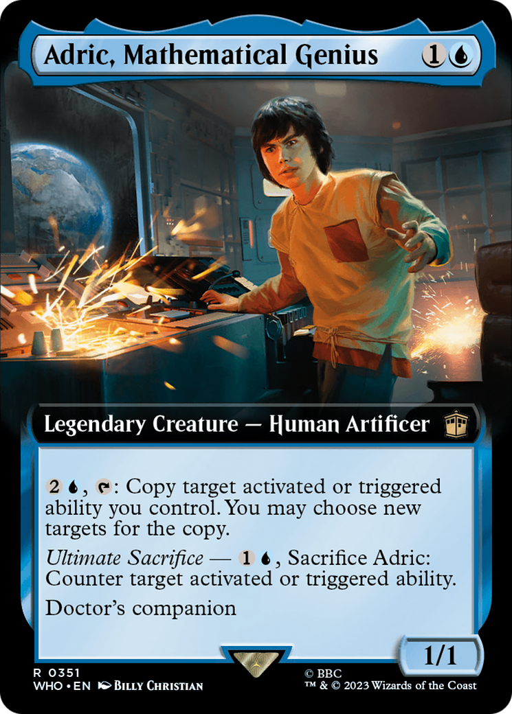 {R} Adric, Mathematical Genius (Extended Art) [Doctor Who][WHO 351]