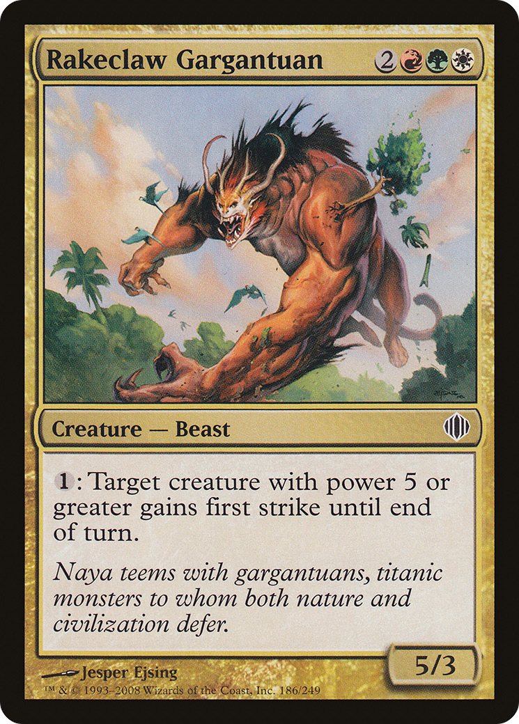 {C} Rakeclaw Gargantuan [Shards of Alara][ALA 186]