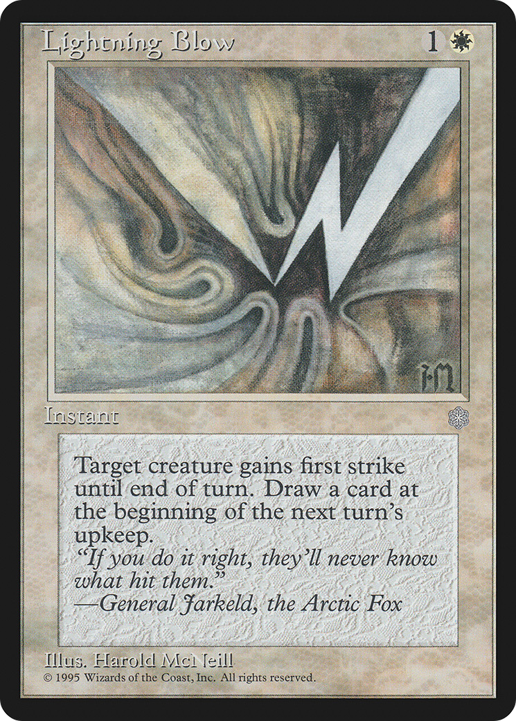 {R} Lightning Blow [Ice Age][ICE 042]