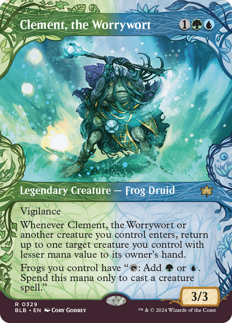 {@R} Clement, the Worrywort (Showcase) [Bloomburrow][BLB 329]