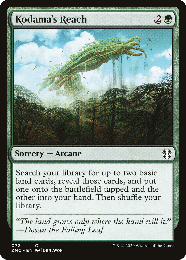 {C} Kodama's Reach [Zendikar Rising Commander][ZNC 073]