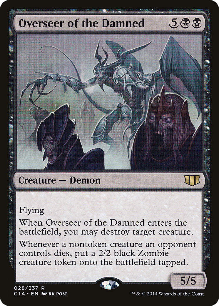 {R} Overseer of the Damned [Commander 2014][C14 028]