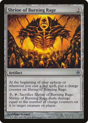 {C} Shrine of Burning Rage [New Phyrexia][NPH 153]
