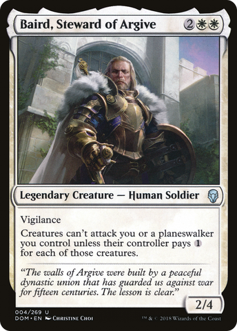 {C} Baird, Steward of Argive [Dominaria][DOM 004]