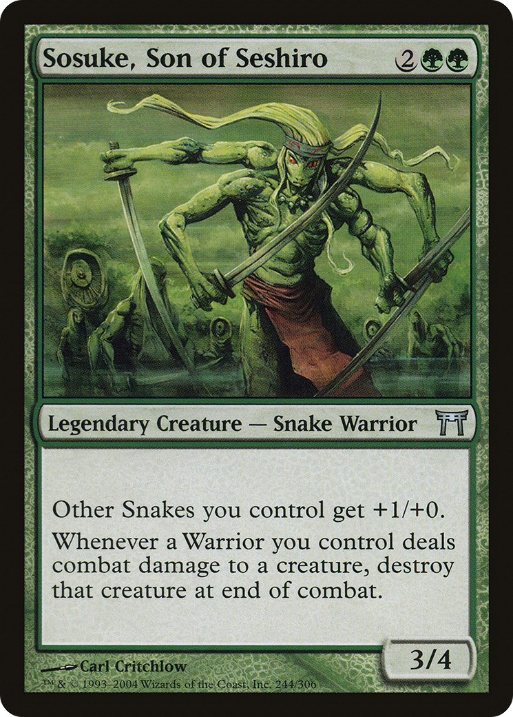 {C} Sosuke, Son of Seshiro [Champions of Kamigawa][CHK 244]
