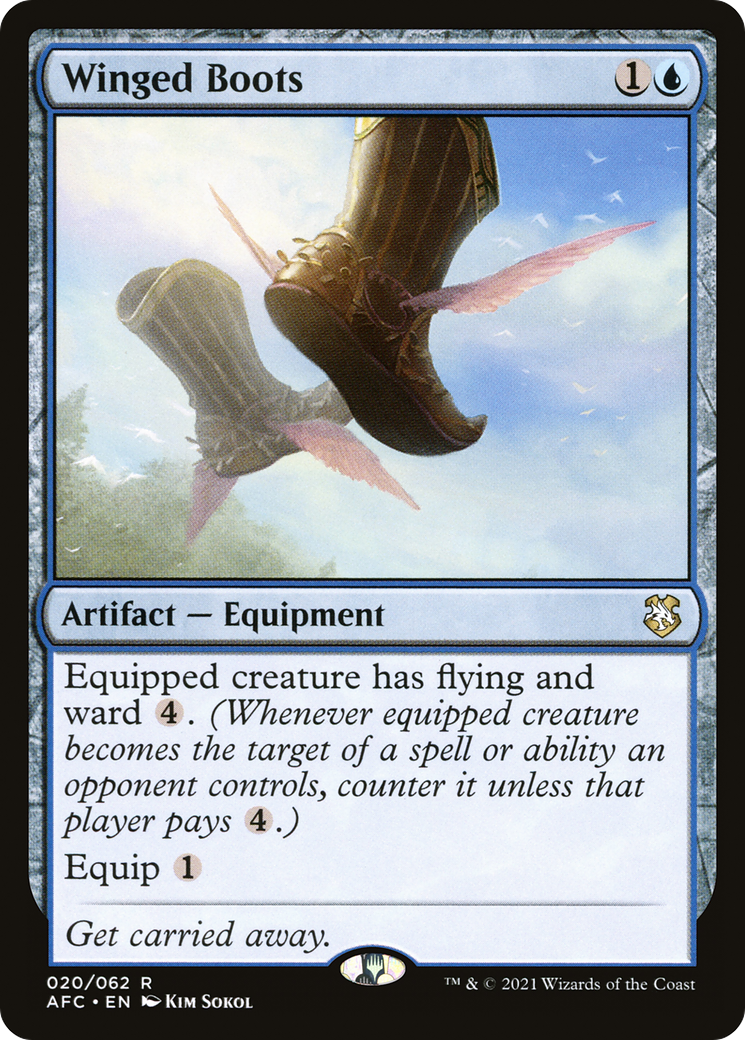 {R} Winged Boots [Dungeons & Dragons: Adventures in the Forgotten Realms Commander][AFC 020]