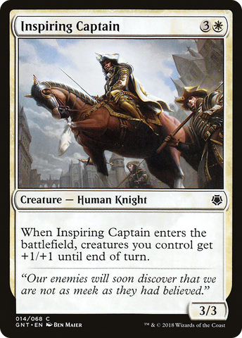 {C} Inspiring Captain [Game Night 2018][GNT 014]