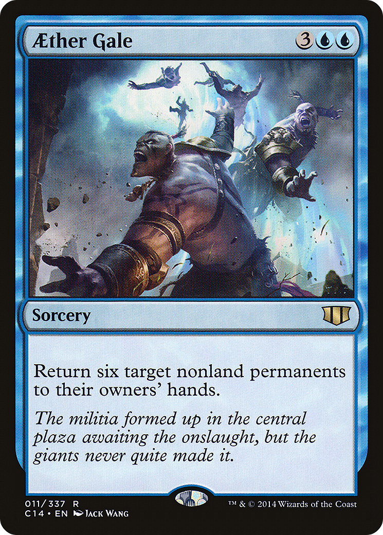 {R} Aether Gale [Commander 2014][C14 011]