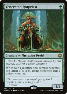 {R} Venerated Rotpriest [Phyrexia: All Will Be One][ONE 192]