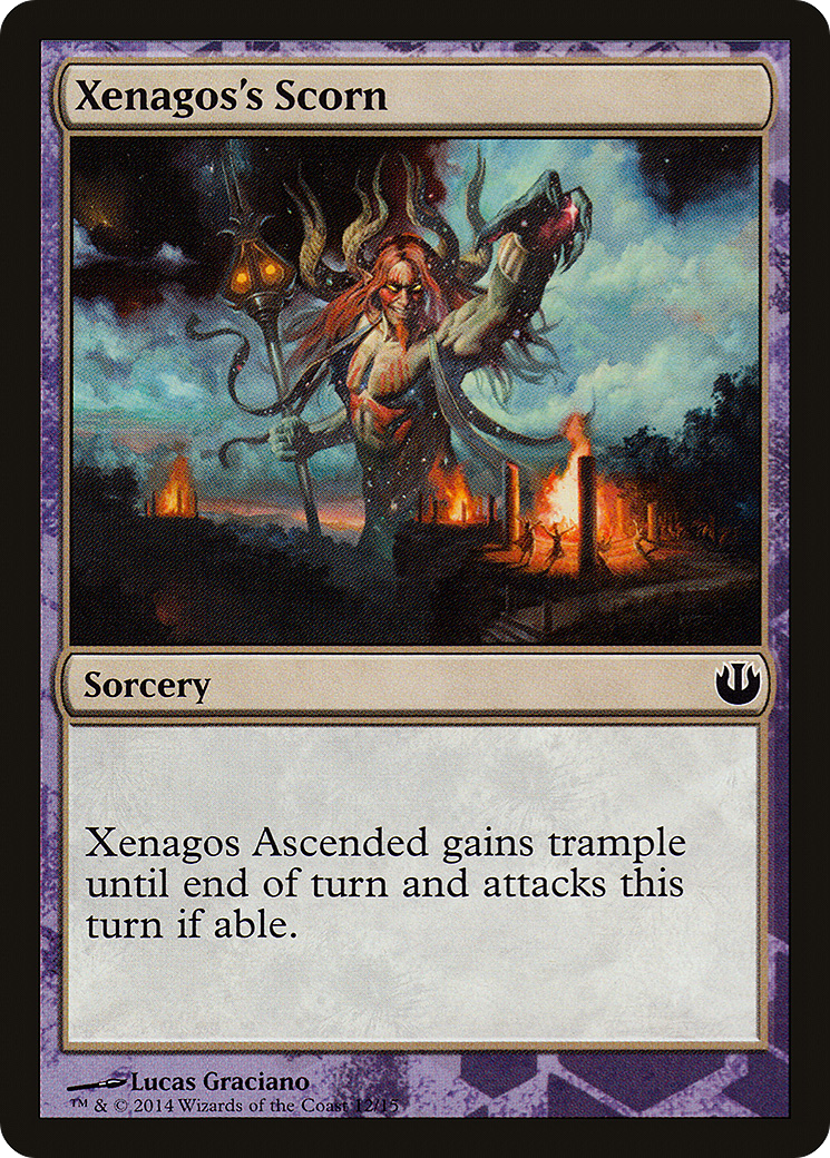{C} Xenagos's Scorn [Journey into Nyx Defeat a God][PA TDAG 012]