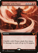 {R} Crackle with Power (Extended Art) [Strixhaven: School of Mages][STX 308]