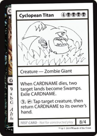 {R} Cyclopean Titan (2021 Edition) [Mystery Booster Playtest Cards][CMB1 040]