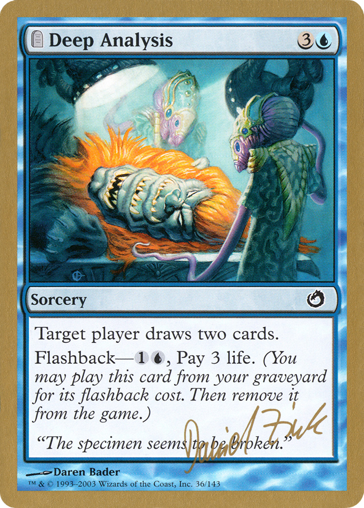 {C} Deep Analysis (Daniel Zink) [World Championship Decks 2003][GB WC03 DZ36]