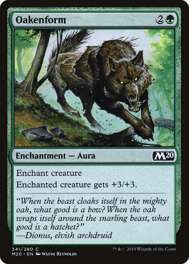 {C} Oakenform [Core Set 2020][M20 341]