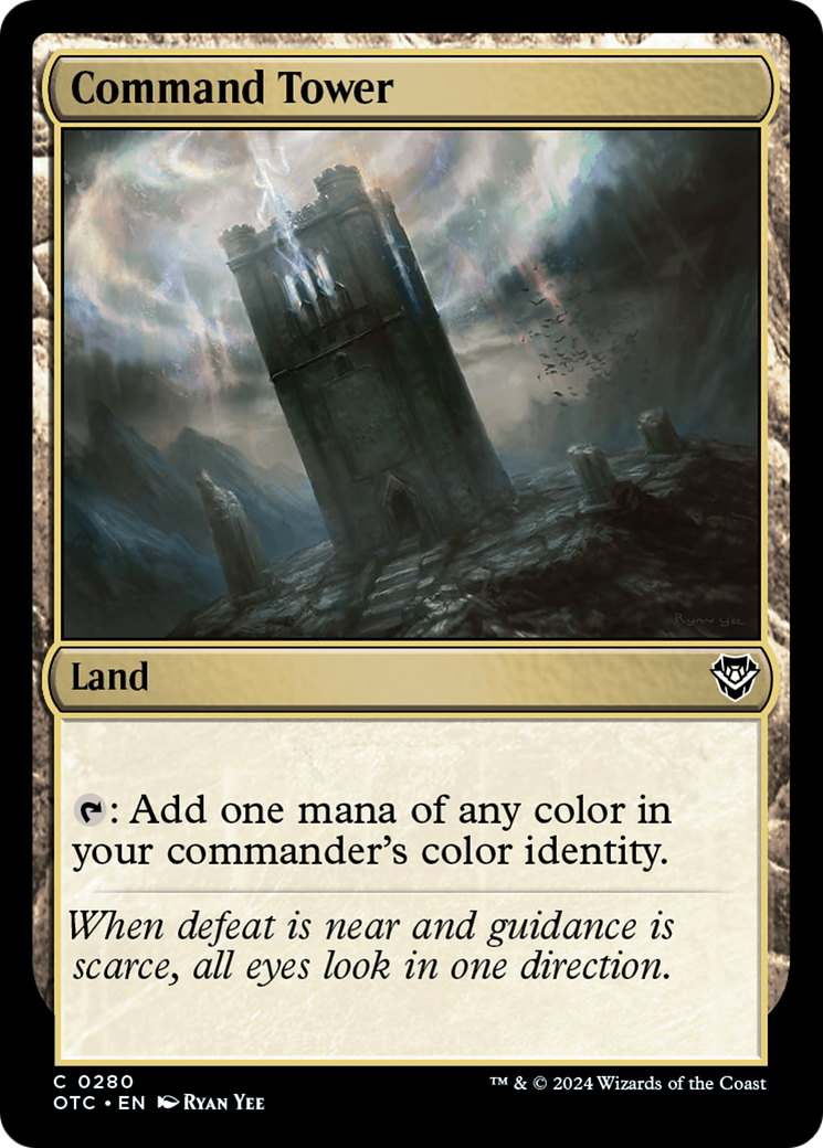 {C} Command Tower [Outlaws of Thunder Junction Commander][OTC 280]