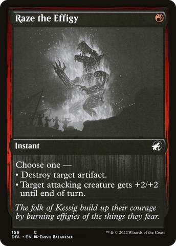{C} Raze the Effigy [Innistrad: Double Feature][DBL 156]