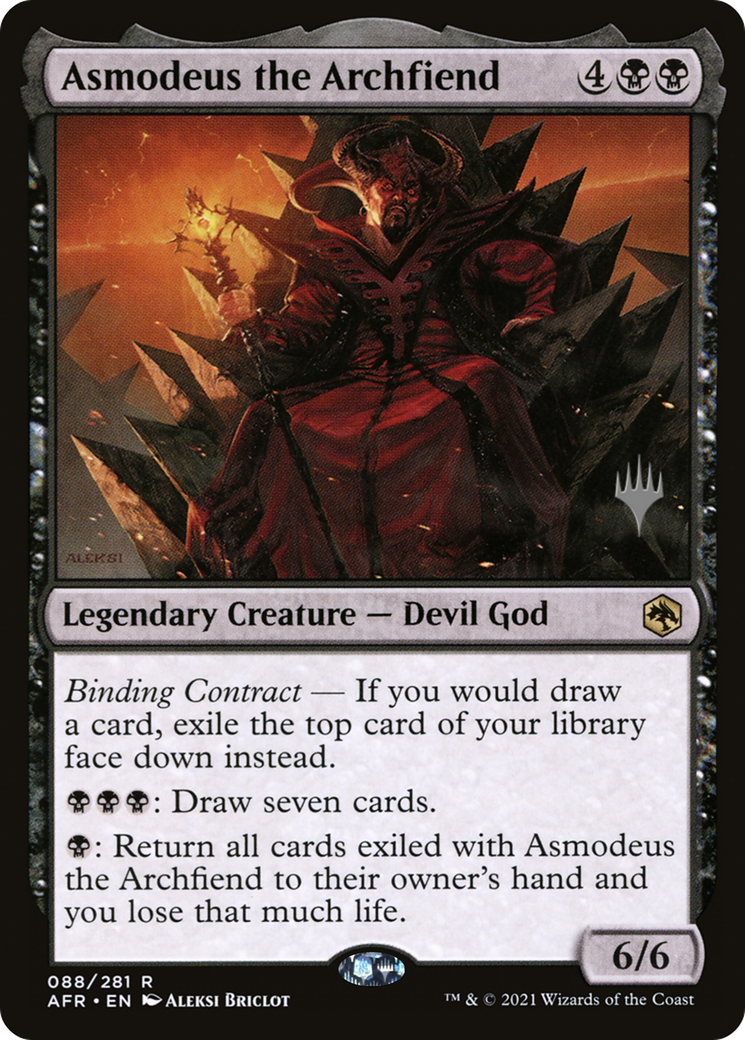 {R} Asmodeus the Archfiend (Promo Pack) [Dungeons & Dragons: Adventures in the Forgotten Realms Promos][PP AFR 088]