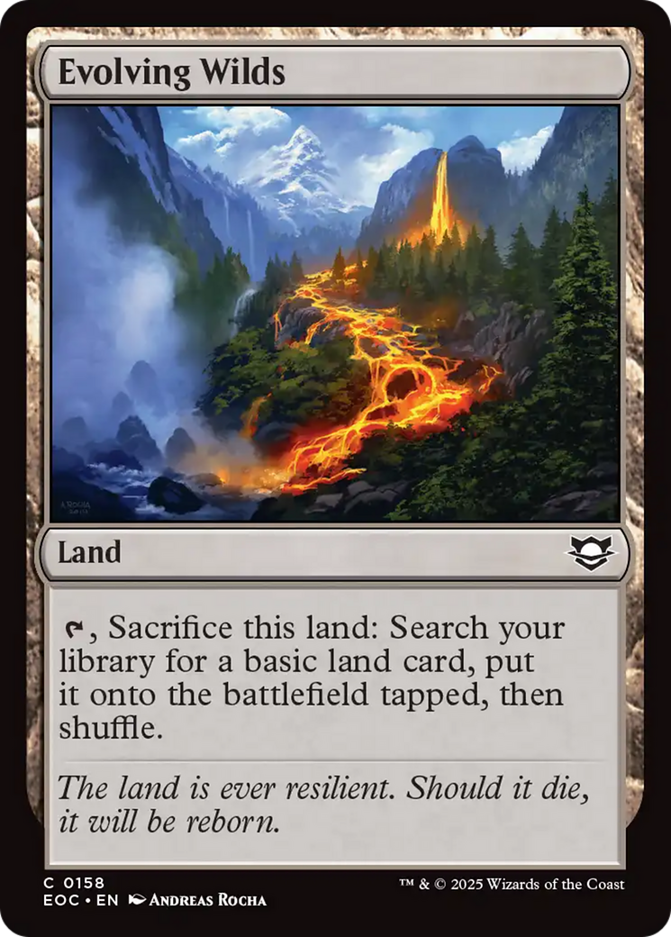 {@@ EOC C} Evolving Wilds [Edge of Eternities Commander][EOC 158]