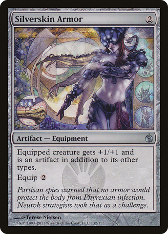 {C} Silverskin Armor [Mirrodin Besieged][MBS 132]
