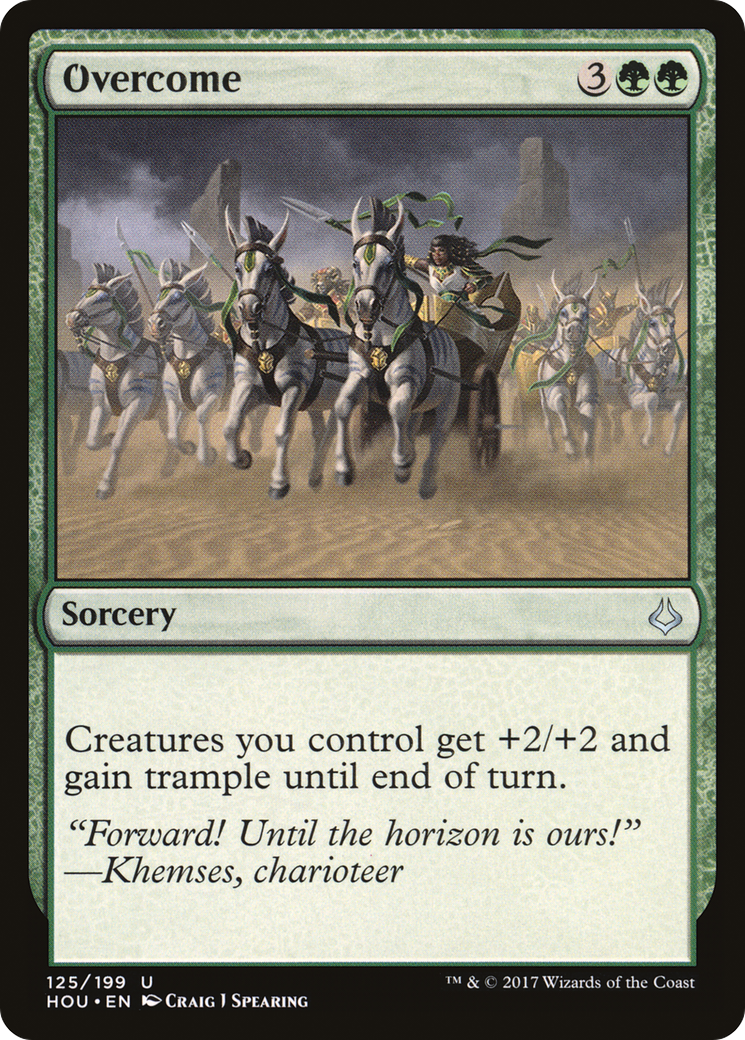 {C} Overcome [Hour of Devastation][HOU 125]