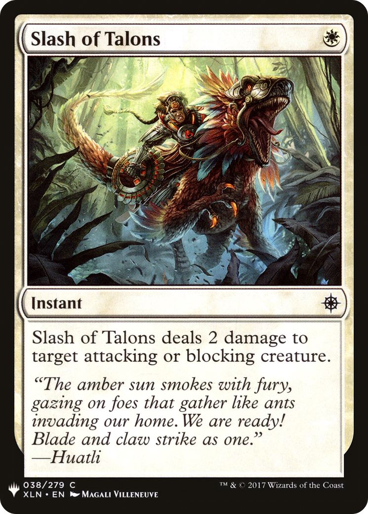 {C} Slash of Talons [Mystery Booster][LS XLN 038]