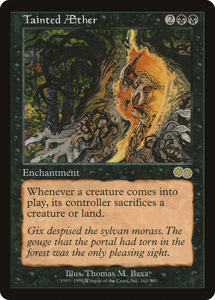 {R} Tainted Aether [Urza's Saga][USG 161]