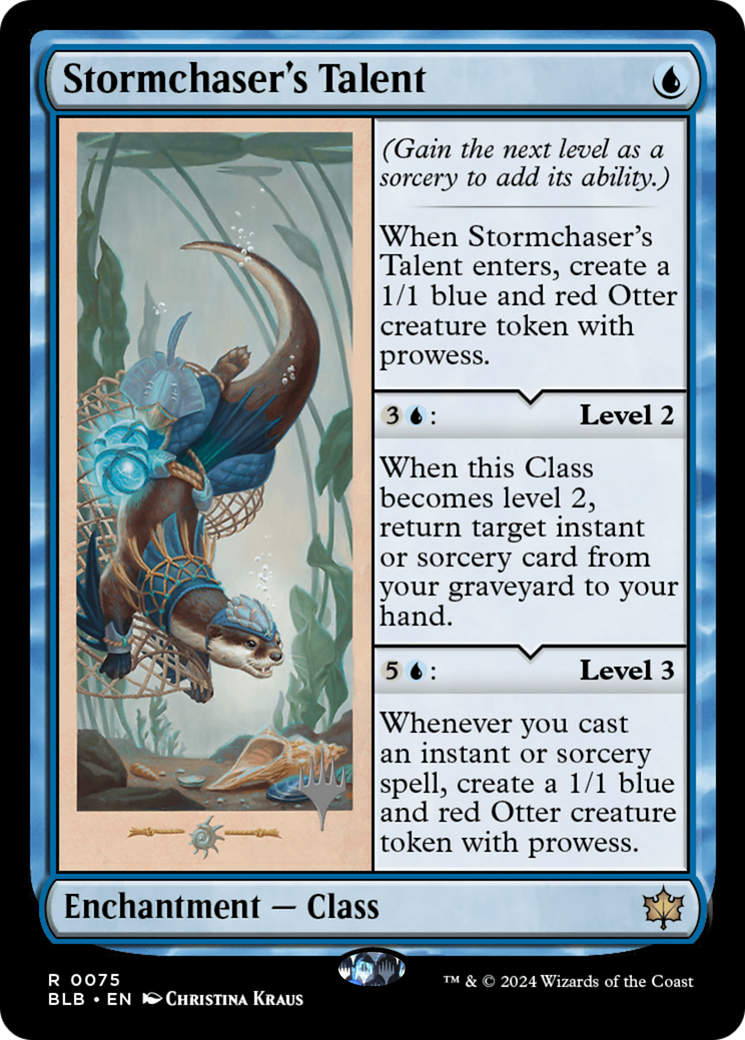 {@R} Stormchaser's Talent (Promo Pack) [Bloomburrow Promos][PP BLB 075]