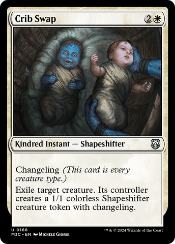 {C} Crib Swap (Ripple Foil) [Modern Horizons 3 Commander][RPF M3C 168]