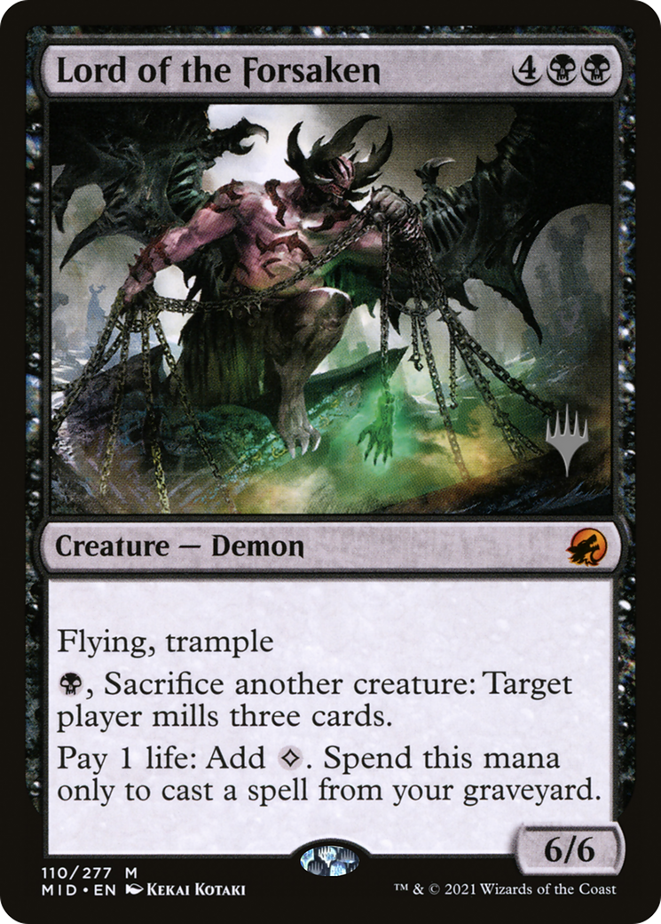 {R} Lord of the Forsaken (Promo Pack) [Innistrad: Midnight Hunt Promo Pack][PP MID 110]