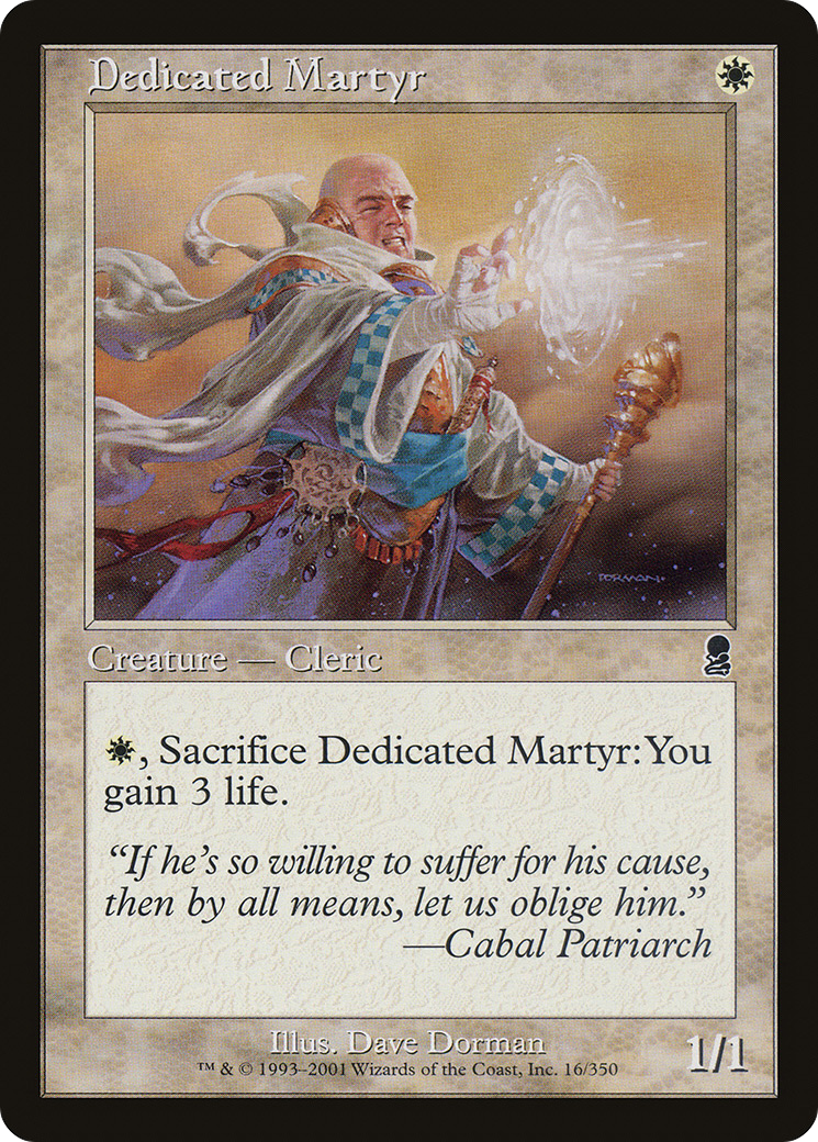 {C} Dedicated Martyr [Odyssey][ODY 016]