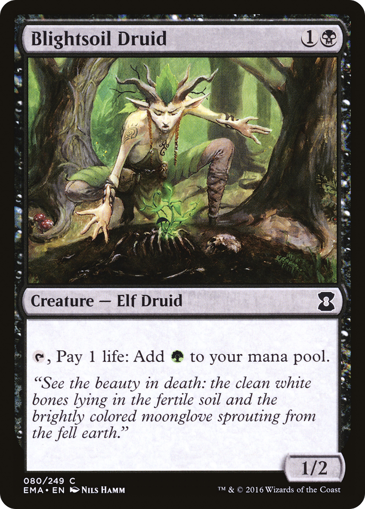 {C} Blightsoil Druid [Eternal Masters][EMA 080]