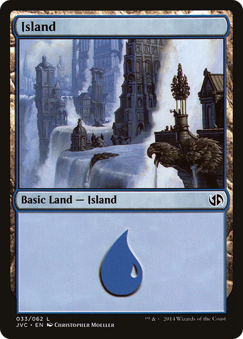 {B}[JVC 033] Island (33) [Duel Decks Anthology]