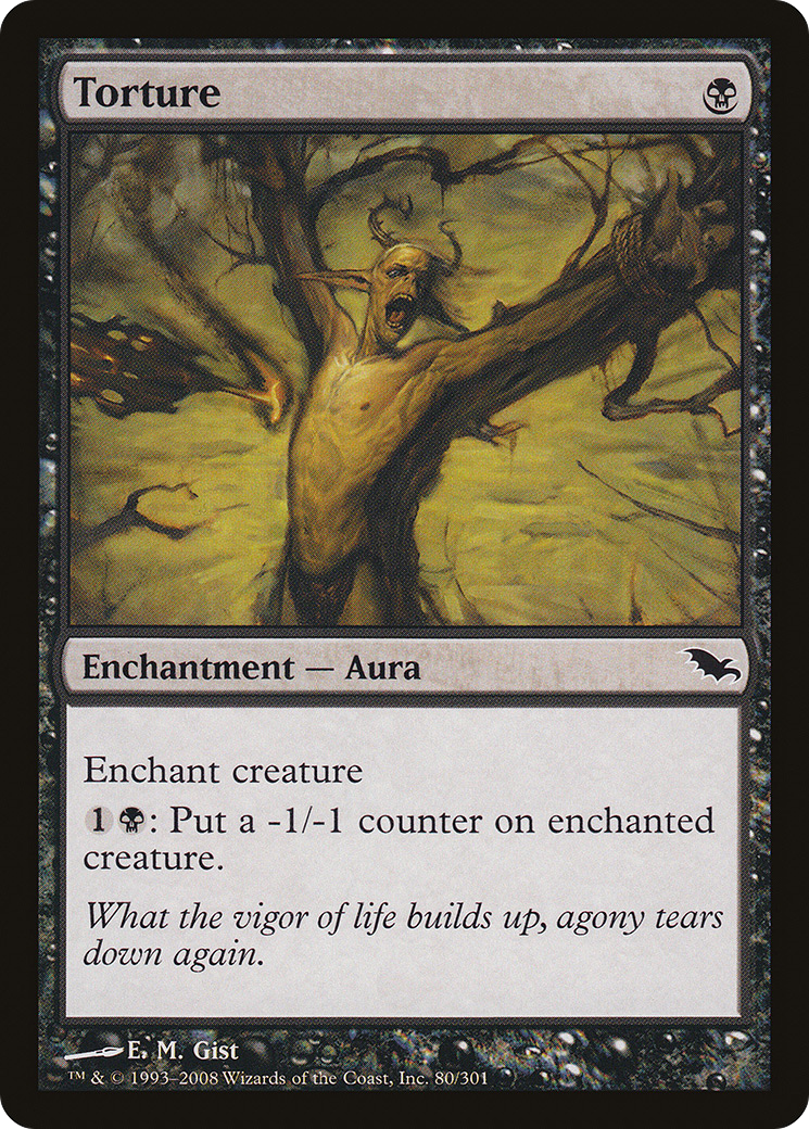 {C} Torture [Shadowmoor][SHM 080]