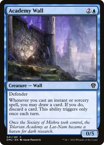 {C} Academy Wall [Dominaria United][DMU 041]