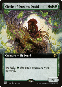 {R} Circle of Dreams Druid (Extended Art) [Dungeons & Dragons: Adventures in the Forgotten Realms][AFR 383]