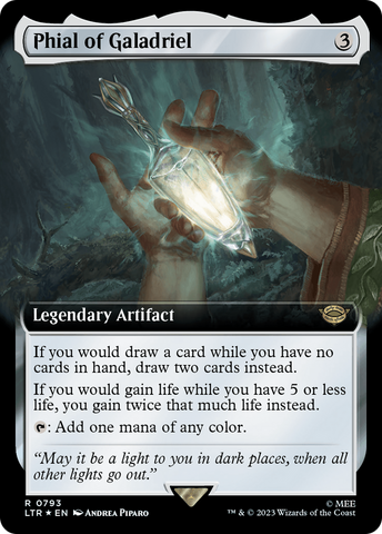 {R} Phial of Galadriel (Extended Art) (Surge Foil) [The Lord of the Rings: Tales of Middle-Earth][LTR 793]
